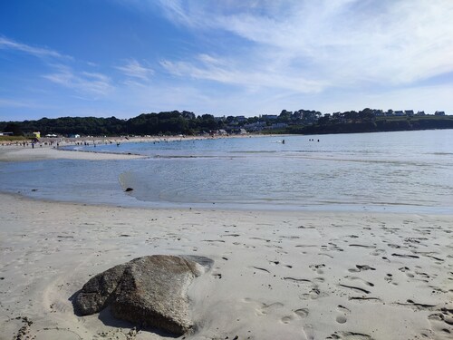 Appartement vue mer, à 50m plage Trestel en Trévou Tréguigne 22260