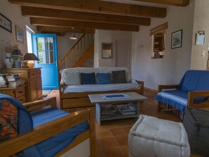 Télévision, cheminée