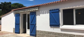 Maison cosy avec cour ensoleillée proche plage - 4 pers