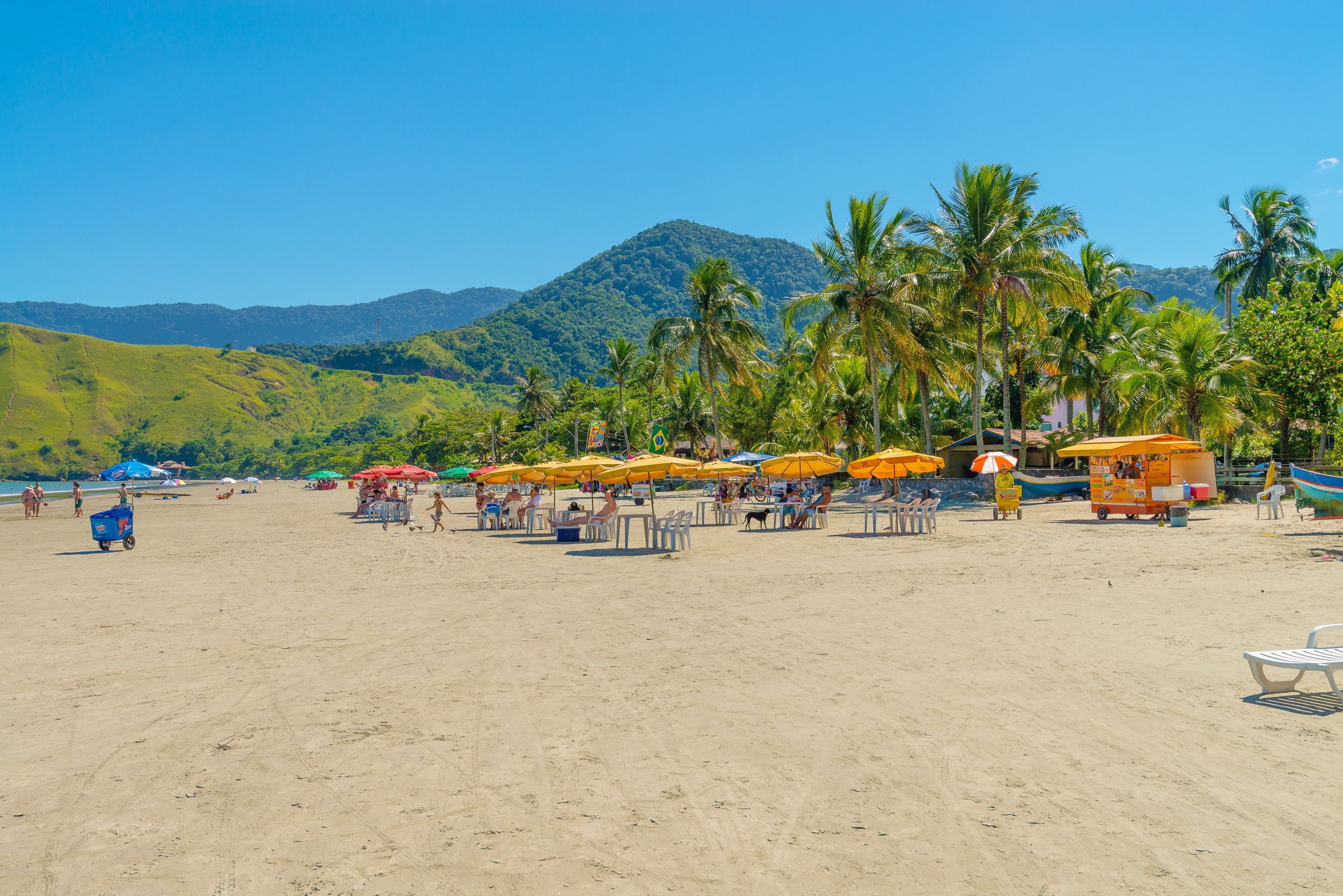 Blick von der Unterkunft