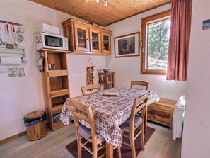 Dining - Charming 3-room apartment in Vallandry, 6 pers, near slopes and shops (Peisey-Vallandry)