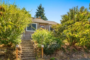 A szálláshely homlokzata