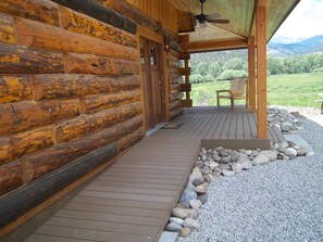 Exterior detail - Post Office Ranch  Log Cabin - rates subject to change for groups over 2 people (Salida)