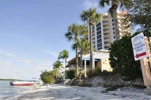 On the beach