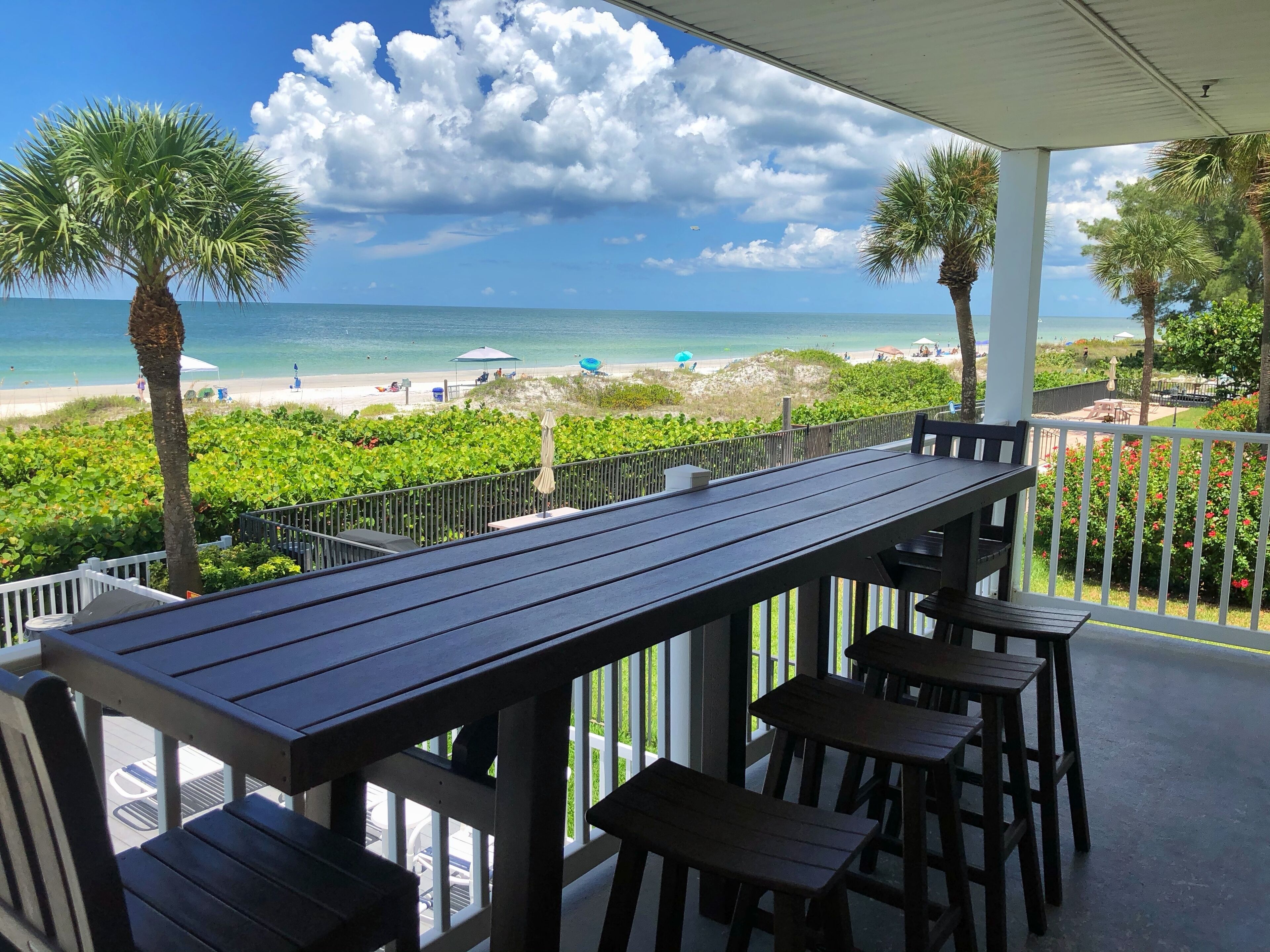 Sunsets Galore! Direct Indian Rocks Beachfront End Unit- 2 BR with Pool!