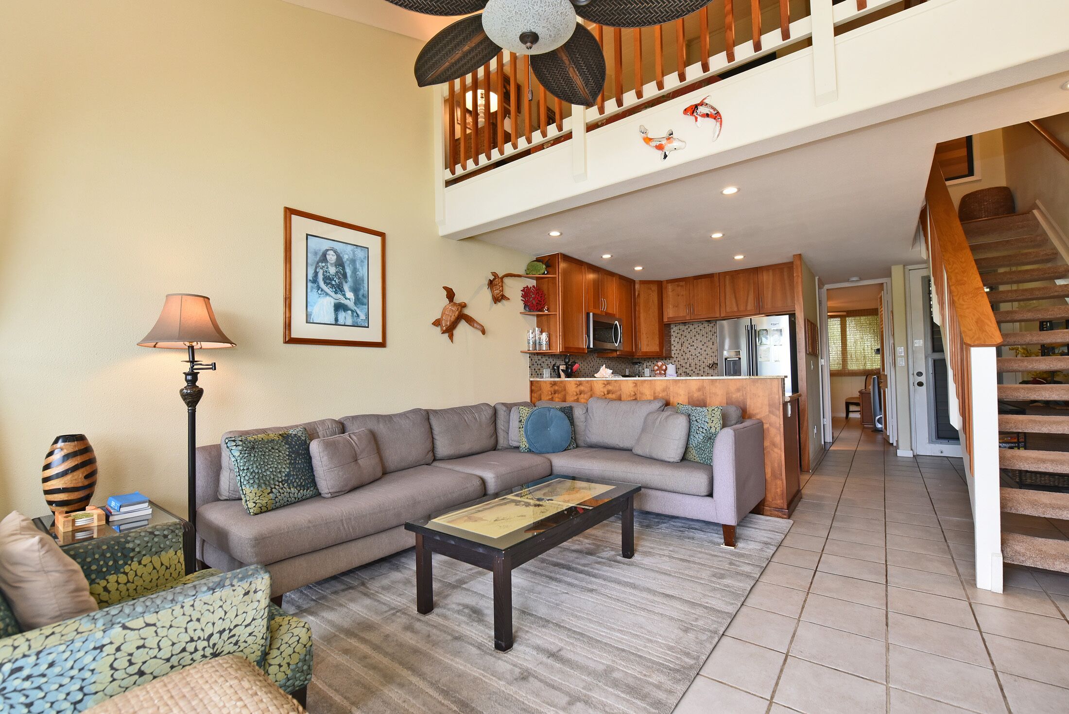 TV, DVD player, books