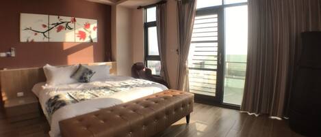 Elite-Doppelzimmer, 1 Schlafzimmer | Ausblick vom Zimmer