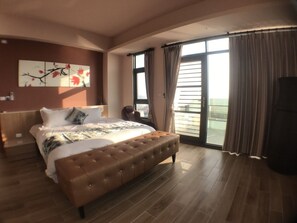Elite-Doppelzimmer, 1 Schlafzimmer | Ausblick vom Zimmer