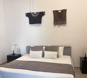 2 bedrooms, in-room safe, iron/ironing board, travel crib