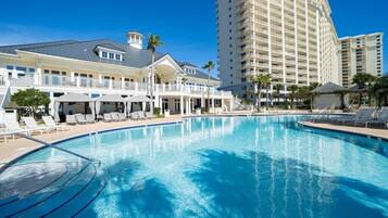 Indoor pool, a heated pool