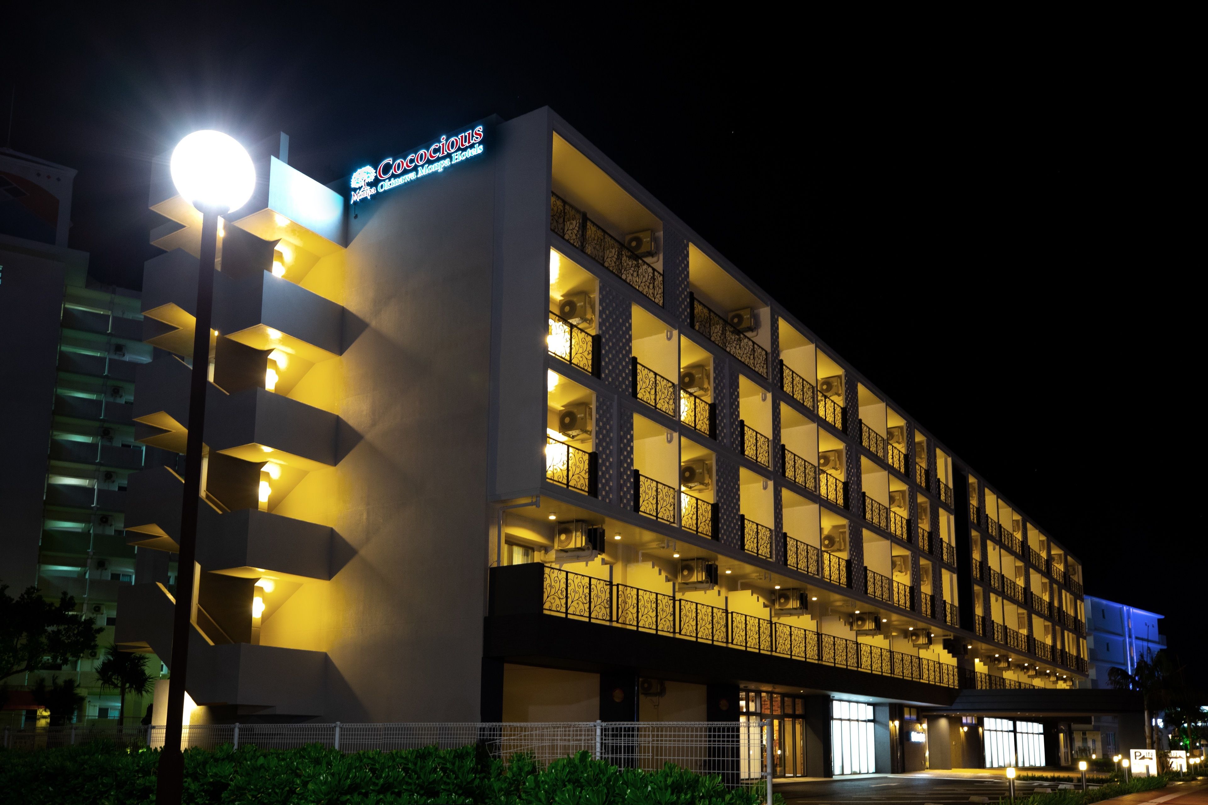 front of property – evening/night