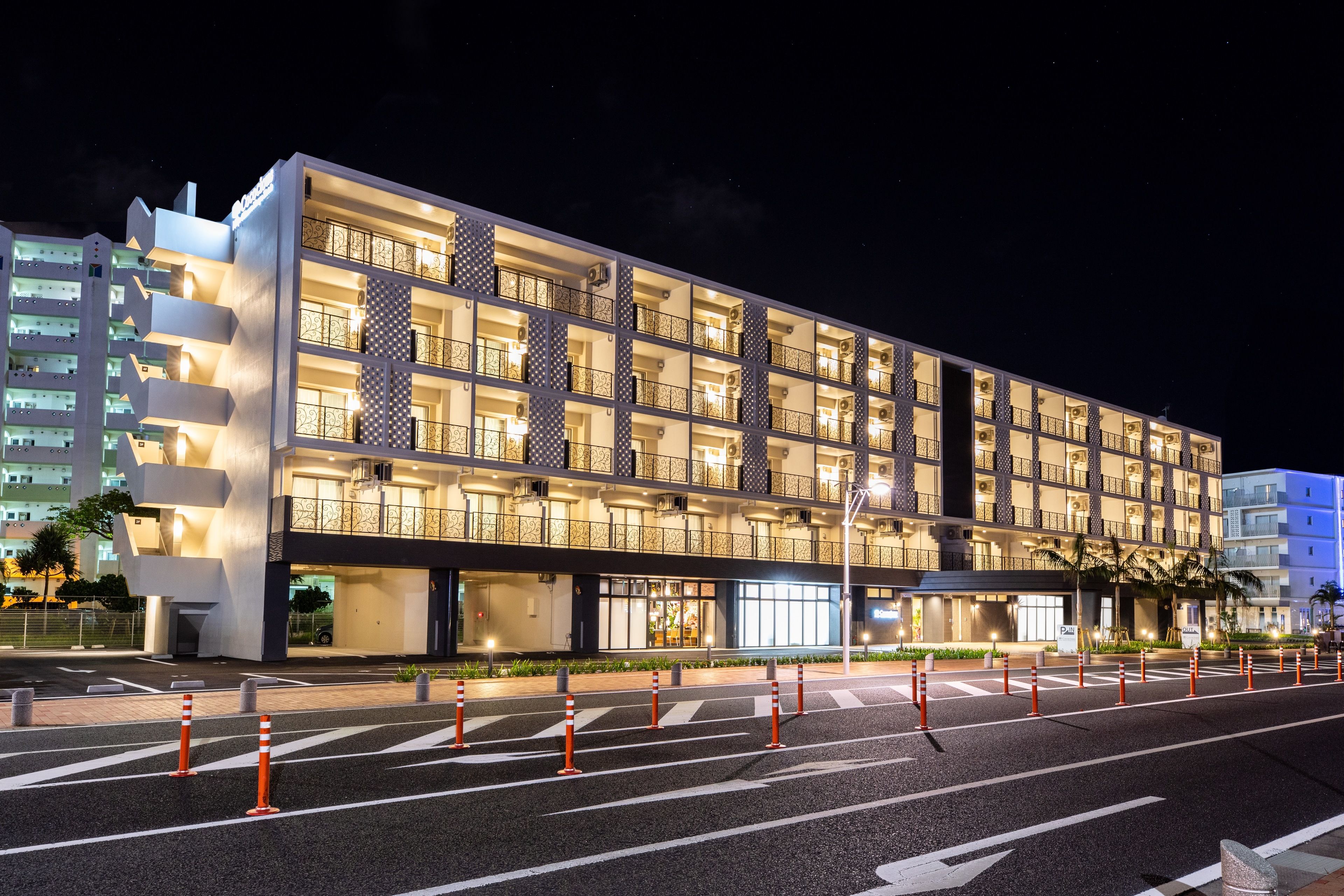 front of property – evening/night