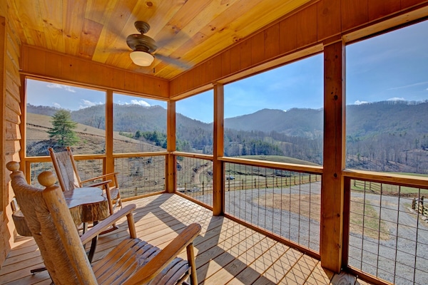 Mountains views from Still Rock Farms