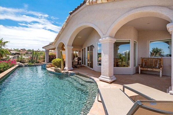 Outdoor pool, a lap pool