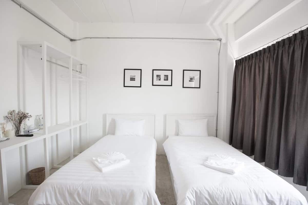 Værelse med 2 enkeltsenge | Ekstra senge (tillægsgebyr), gratis Wi-Fi