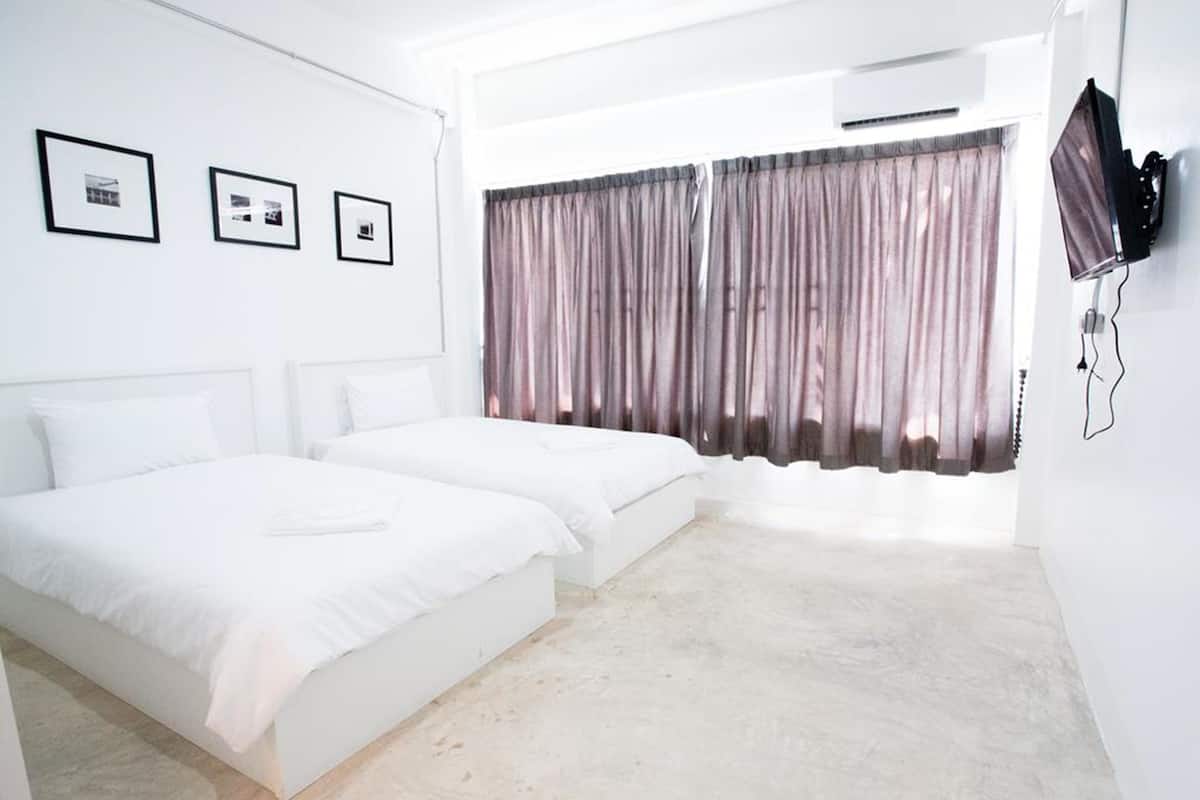 Værelse med 2 enkeltsenge | Ekstra senge (tillægsgebyr), gratis Wi-Fi