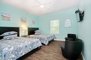 8 bedrooms, iron/ironing board, free WiFi, bed sheets