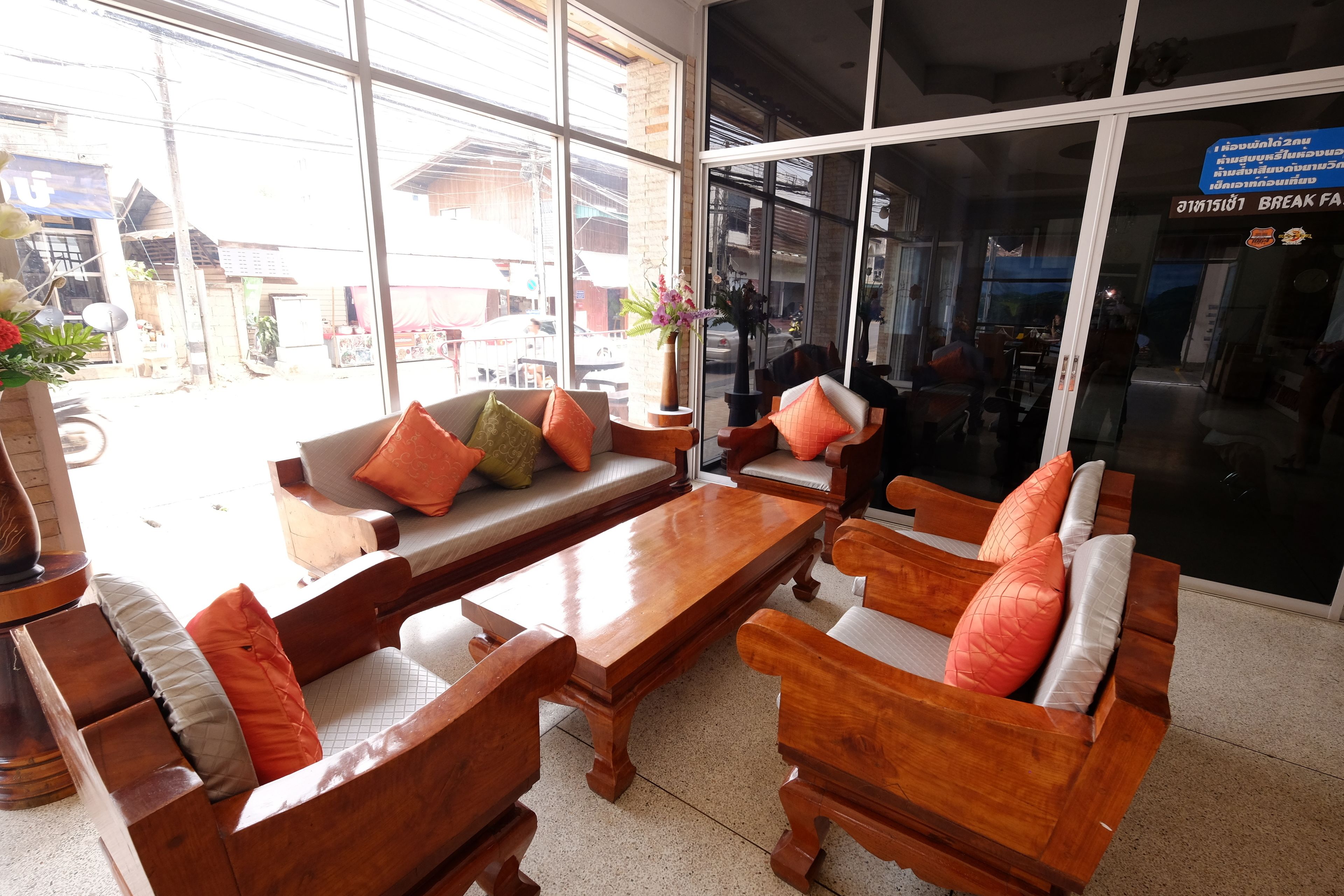 Sala de estar en el lobby