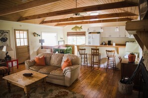 TV connectée, cheminée