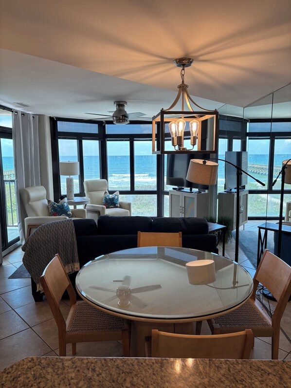 TV, fireplace, DVD player, books