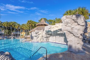 Indoor pool, a heated pool
