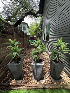 Property grounds - Bright Contemporary Guest House with Private Patio, Walk to S Congress, Downtown (Austin)