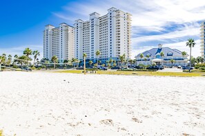 On the beach
