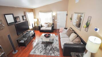 Smart-tv, en stereo och printers