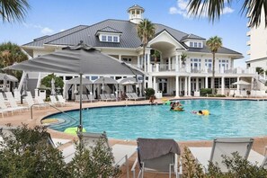 Indoor pool, a heated pool