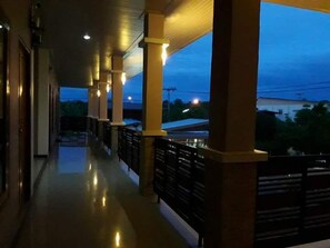 Front of property - evening/night