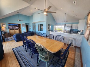 Dining - Oceanfront, Private Heated Pool, Hot Tub, Rec. room, Pets OK, Wide Uncrowded Beach! 25% OFF Memor... (Corolla)