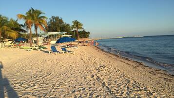 Sun loungers, beach towels