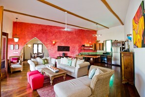 5 bedrooms, in-room safe, iron/ironing board, free WiFi