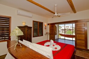 5 soverom, safe på rommet, strykejern/-brett og wi-fi (inkludert)