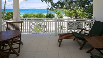 Blick von der Unterkunft