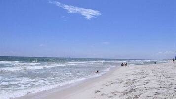 Aan het strand