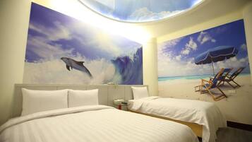 Family Room | Minibar, desk, blackout drapes, free WiFi