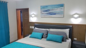 1 soveværelse, pengeskab på værelset, gratis Wi-Fi, sengetøj