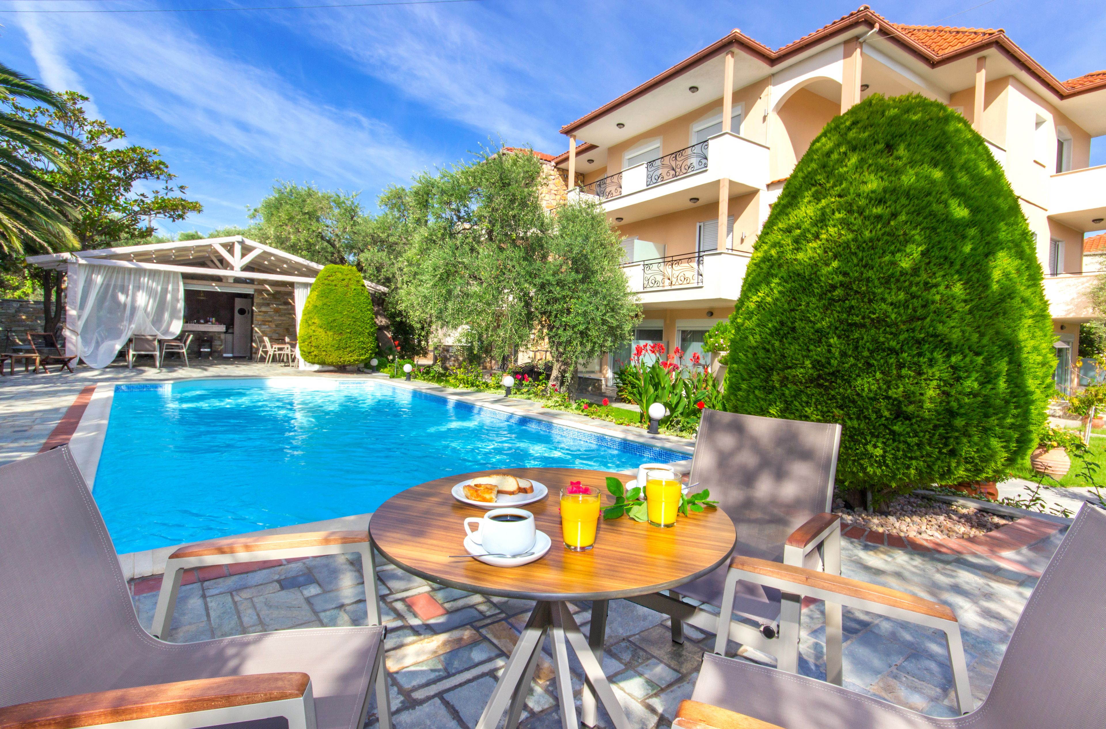 Front of property – evening/night