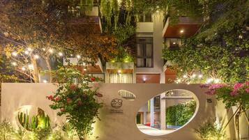 Front of property – evening/night