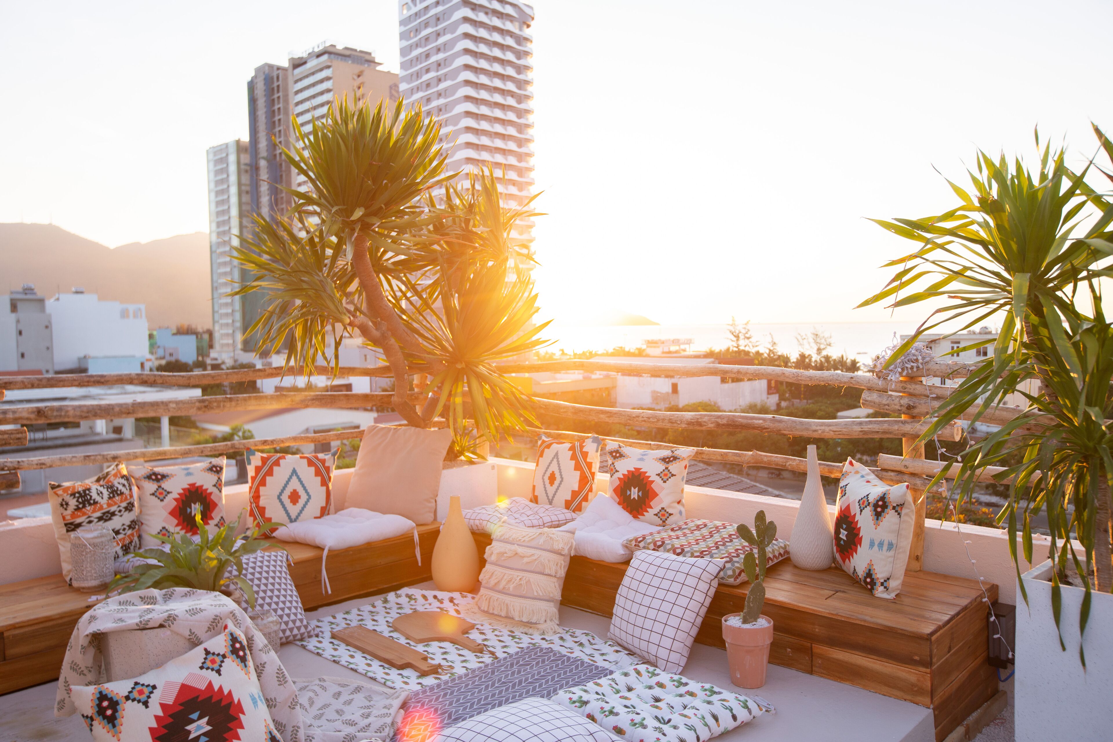 Terrasse sur le toit