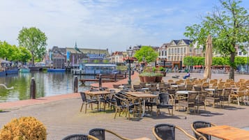 Blick von der Unterkunft