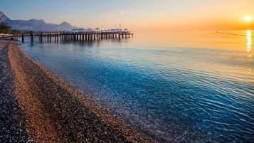 Private beach nearby