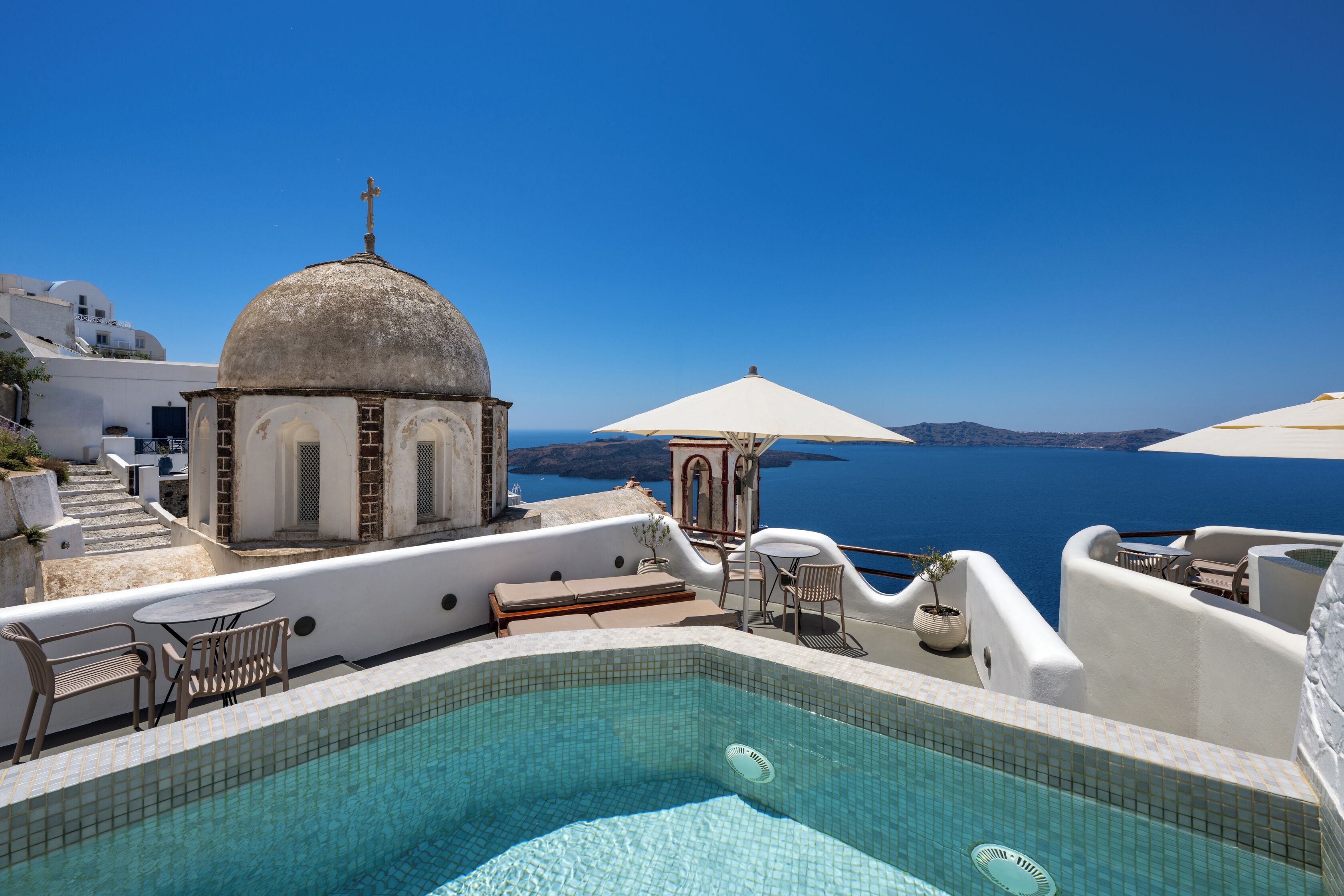 Signature Cave Suite, Outdoor Hot Tub | Vista da sacada