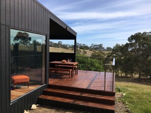 View from property - Architectural Design Rural Retreat (Forcett)