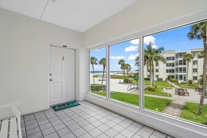 Blick von der Unterkunft