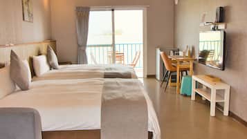 Family Quadruple Room | Premium bedding, down comforters, pillowtop beds, minibar