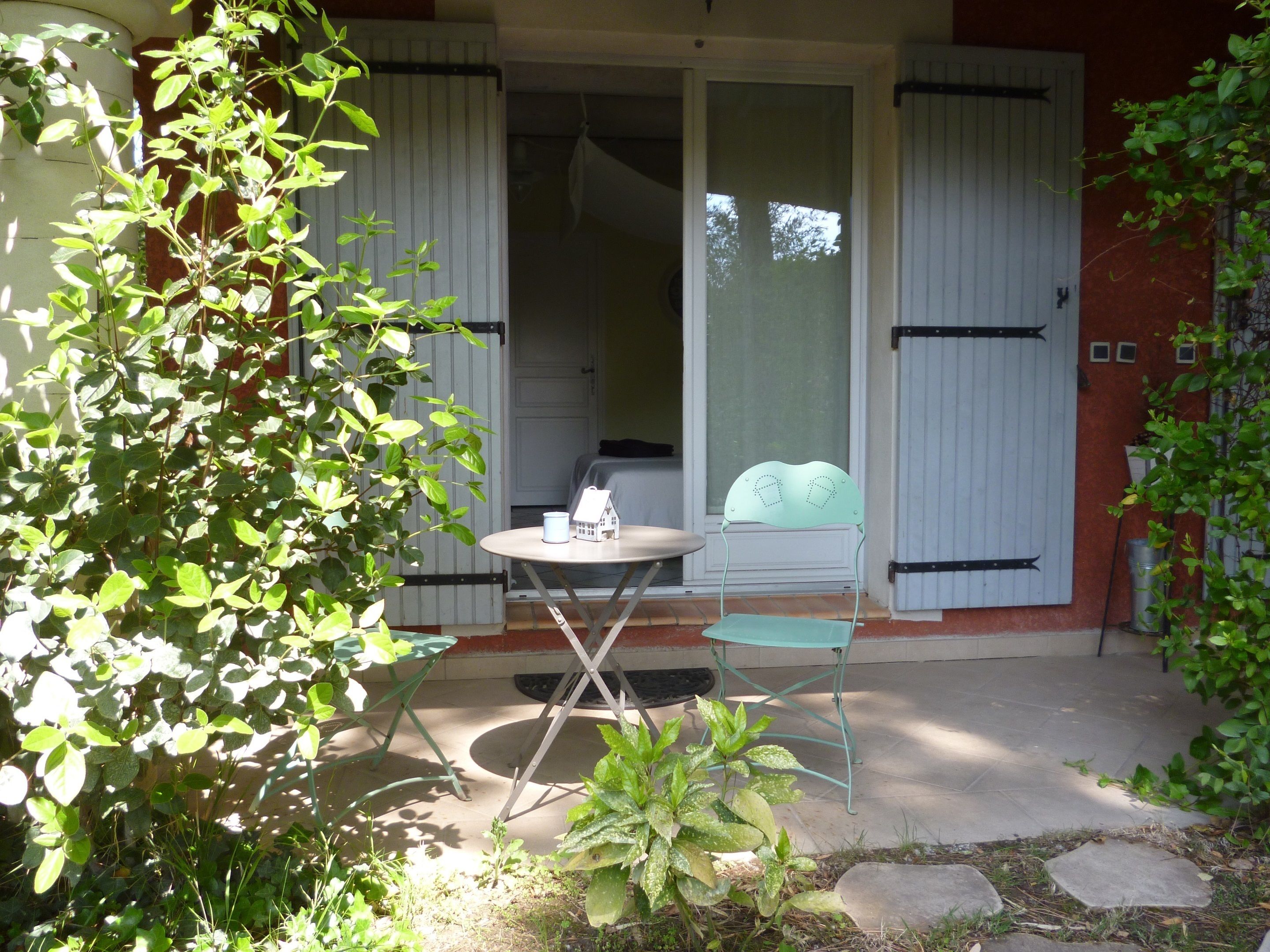 Doppel- oder Zweibettzimmer (Anis) | Terrasse/Patio