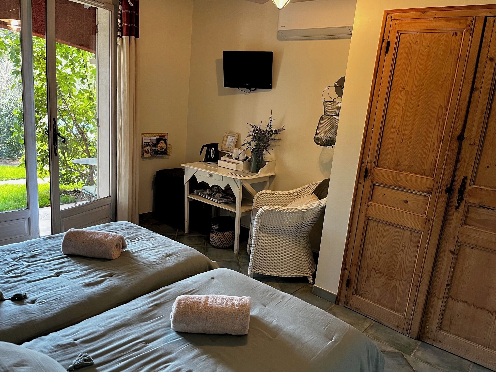 Chambre Double ou avec lits jumeaux (Les Oliviers ex-Anis) | 1 chambre, literie de qualité supérieure, minibar