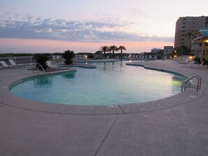 Indoor pool, outdoor pool
